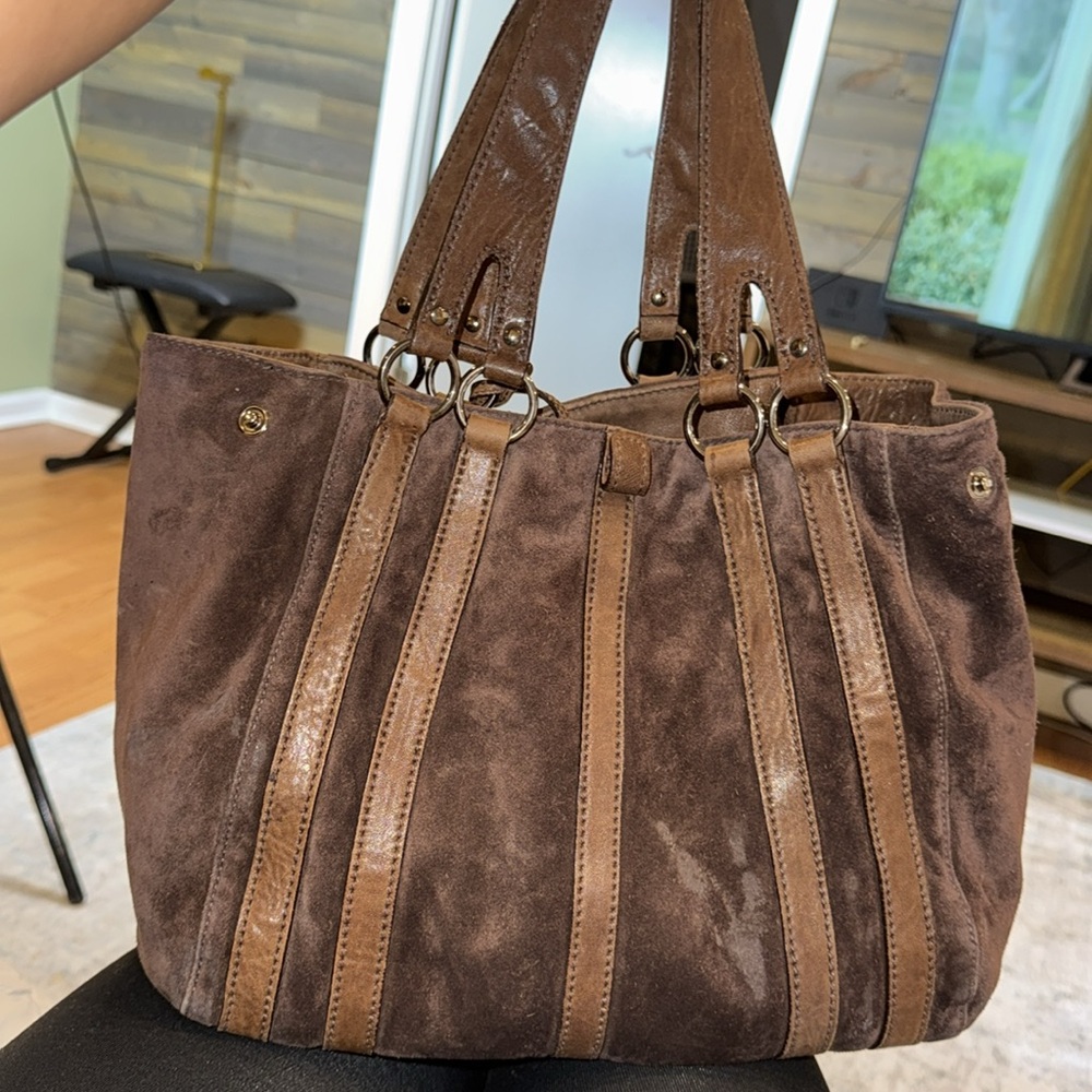 Miu miu brown shoulder cute bag